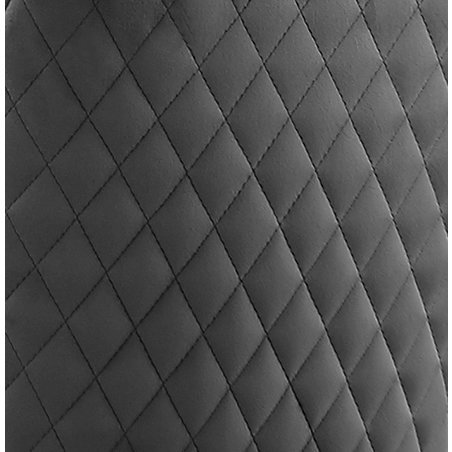 5pc rectangle dining table- Black wood top w/ 4 Dark grey velvet side chairs. Picture 4