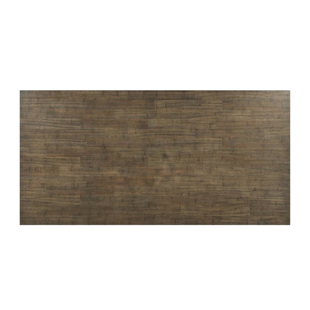 Upholstered dining chiar in brown oak and beige linen (SET OF 2). Picture 2