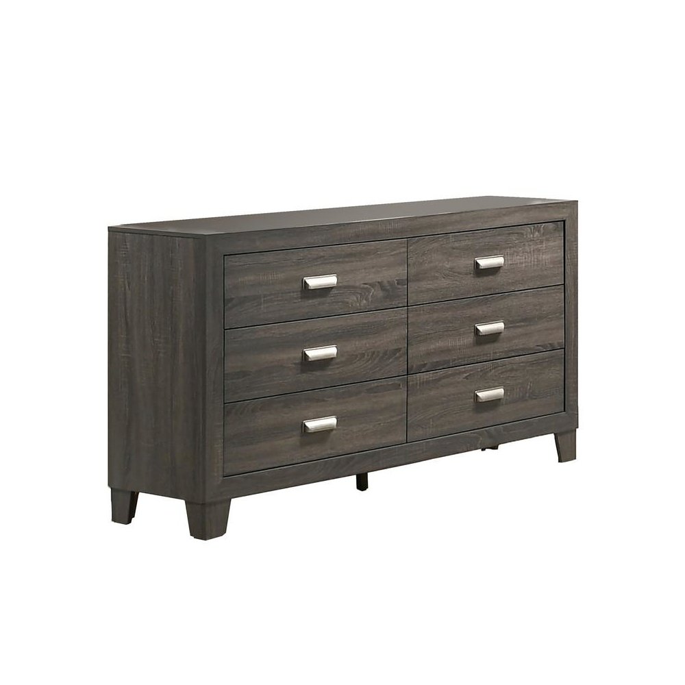 Anastasia Collection Dresser with 6 Drawers. Picture 1