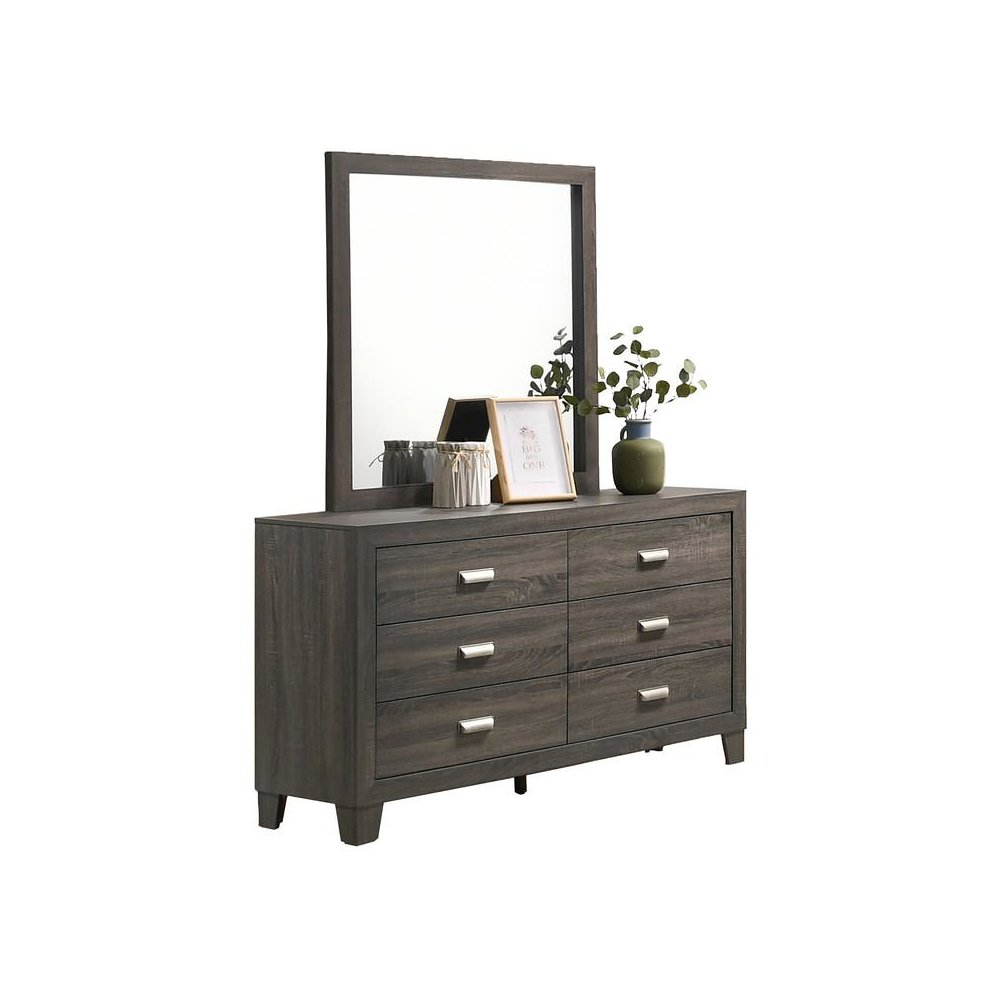 Anastasia Collection Dresser and Mirror Set. Picture 1