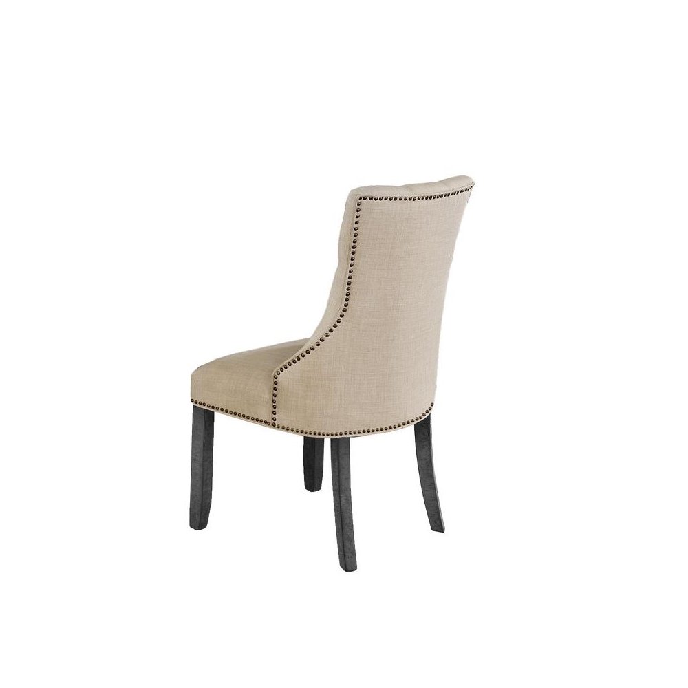 Single Beige Dining Chair. Picture 2