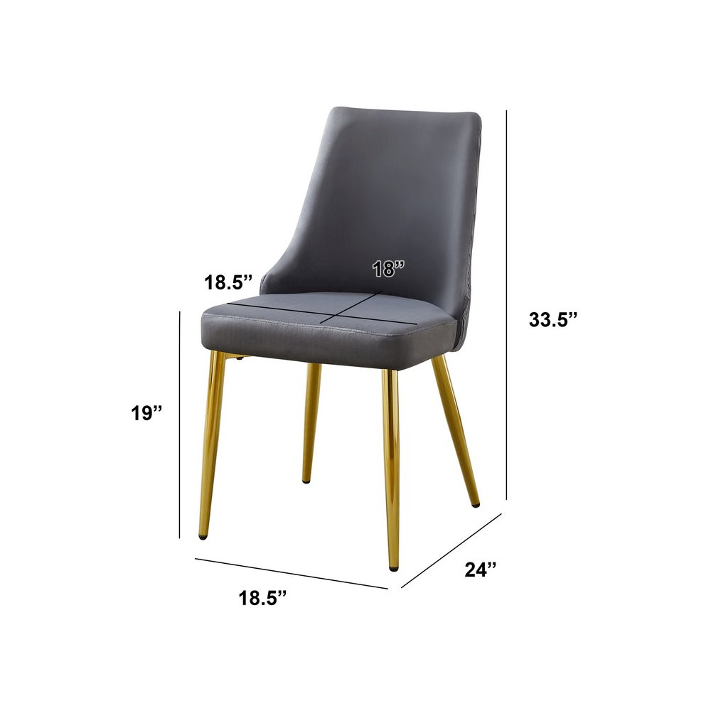 Best Quality Furniture Clear Glass Dining Set With Velvet Upholstered Chairs. Picture 4
