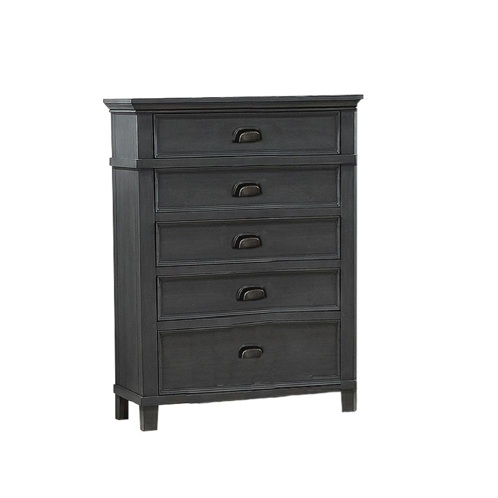 Sandy Platform 5 Piece Bedroom Set with Chest, Queen. Picture 2