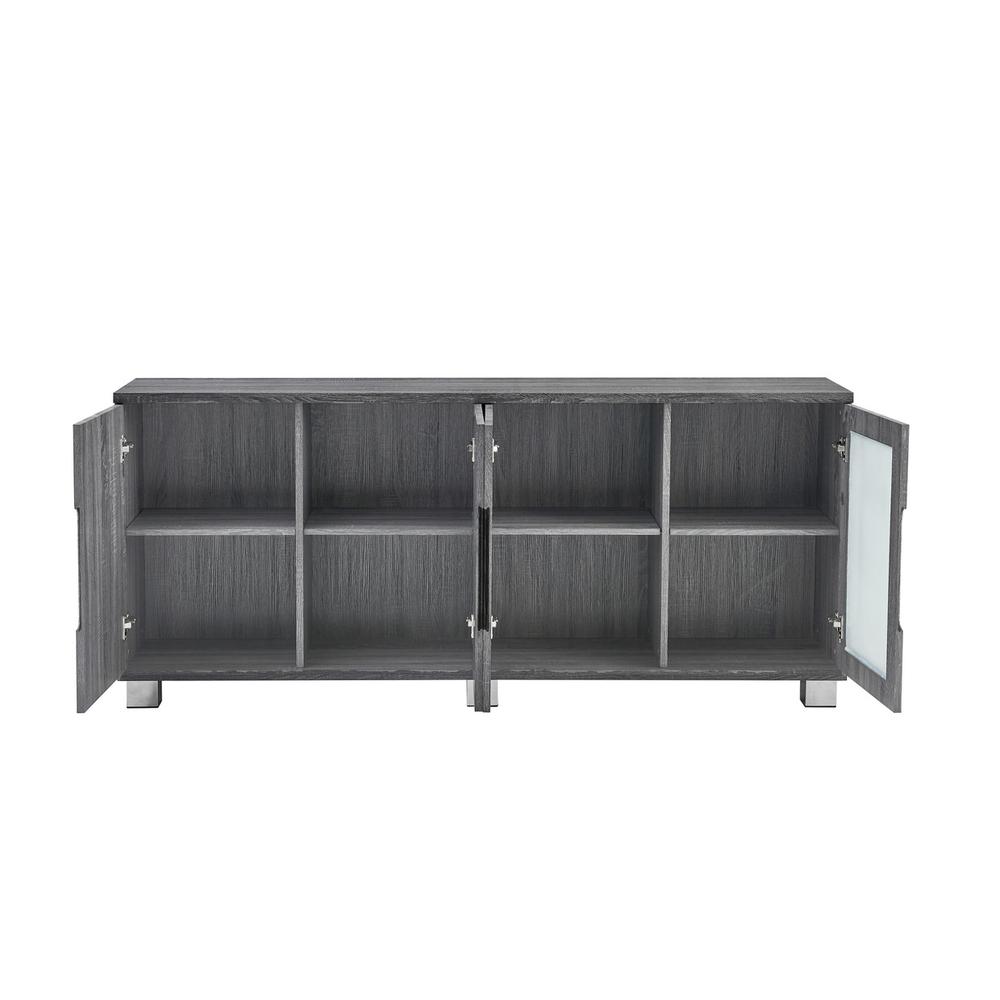 Walnut 4 door server. Picture 2