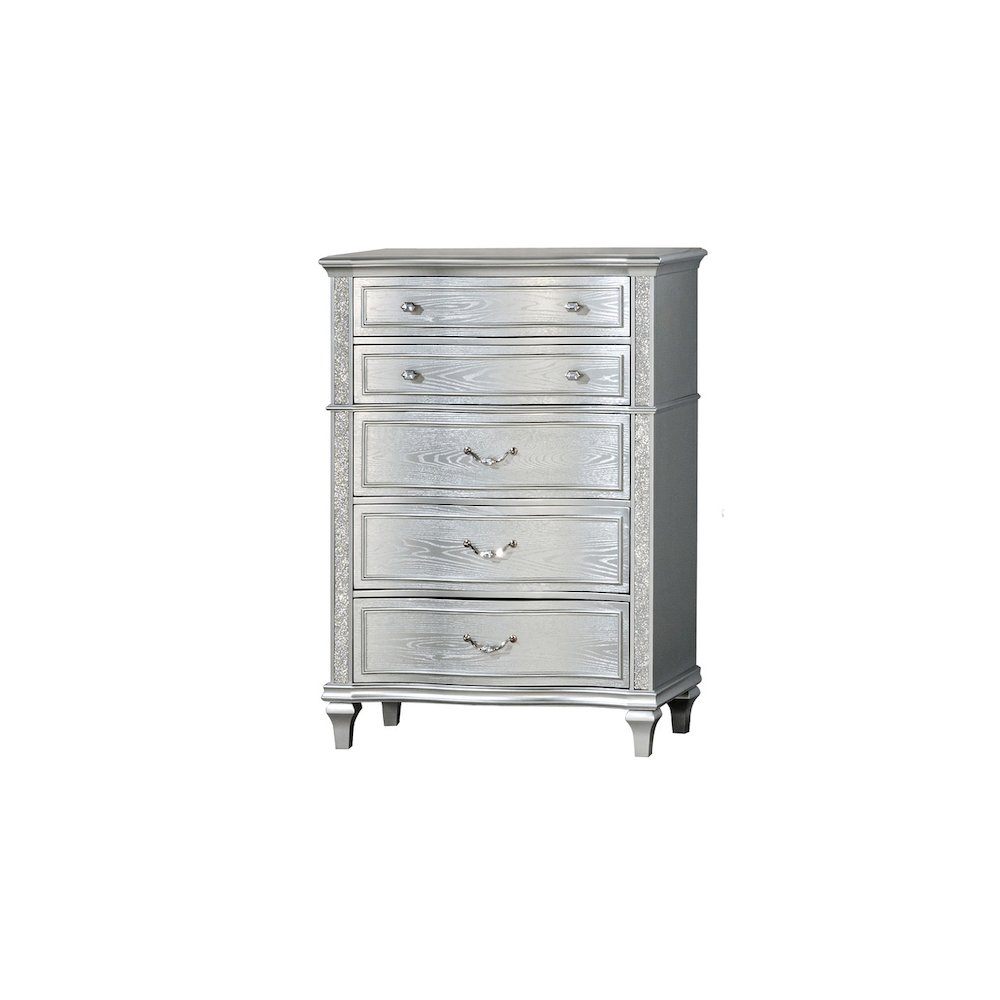 Classic Silver Chest In Silver Color. Picture 1