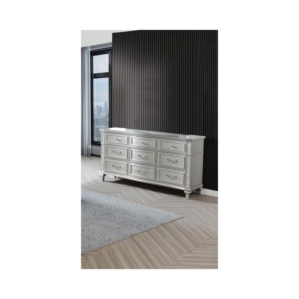 Classic Silver Dresser In Silver Color. Picture 3