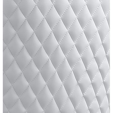 White Faux leather side chair (SET OF 2). Picture 2