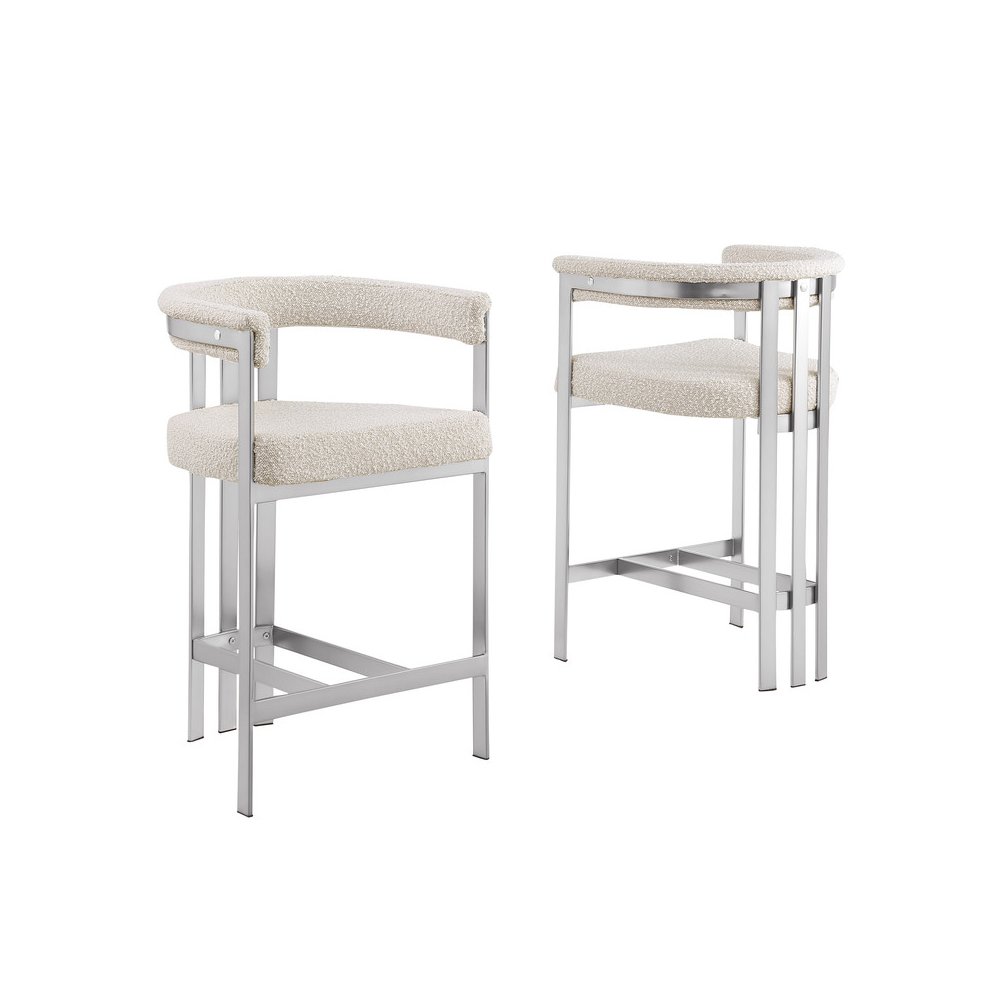 Glam gatsby Cream barstools- Set of 1. Picture 1