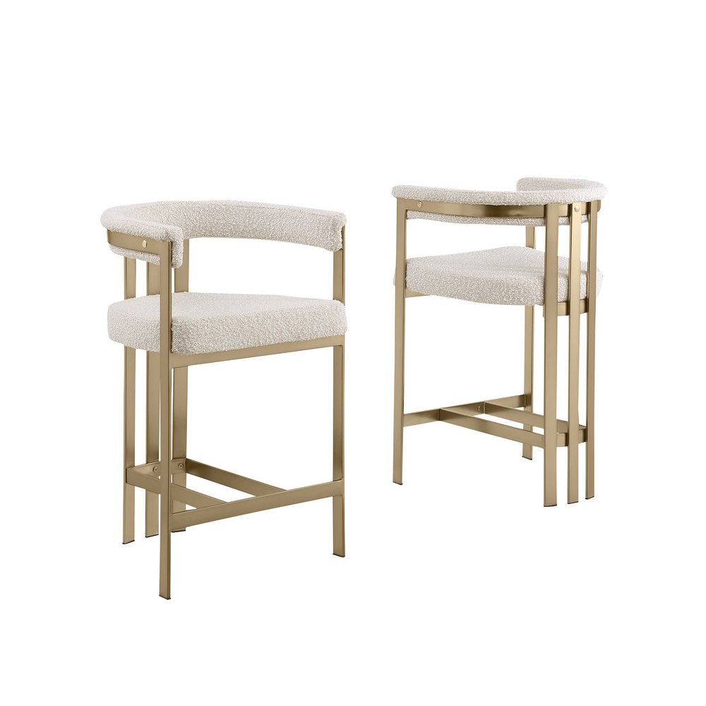 Glam gatsby Cream barstools- Set of 1. Picture 1