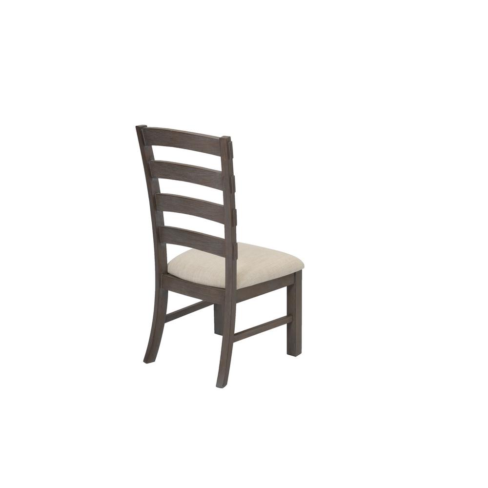 Single Chair, Beige Linen on seat. Picture 3