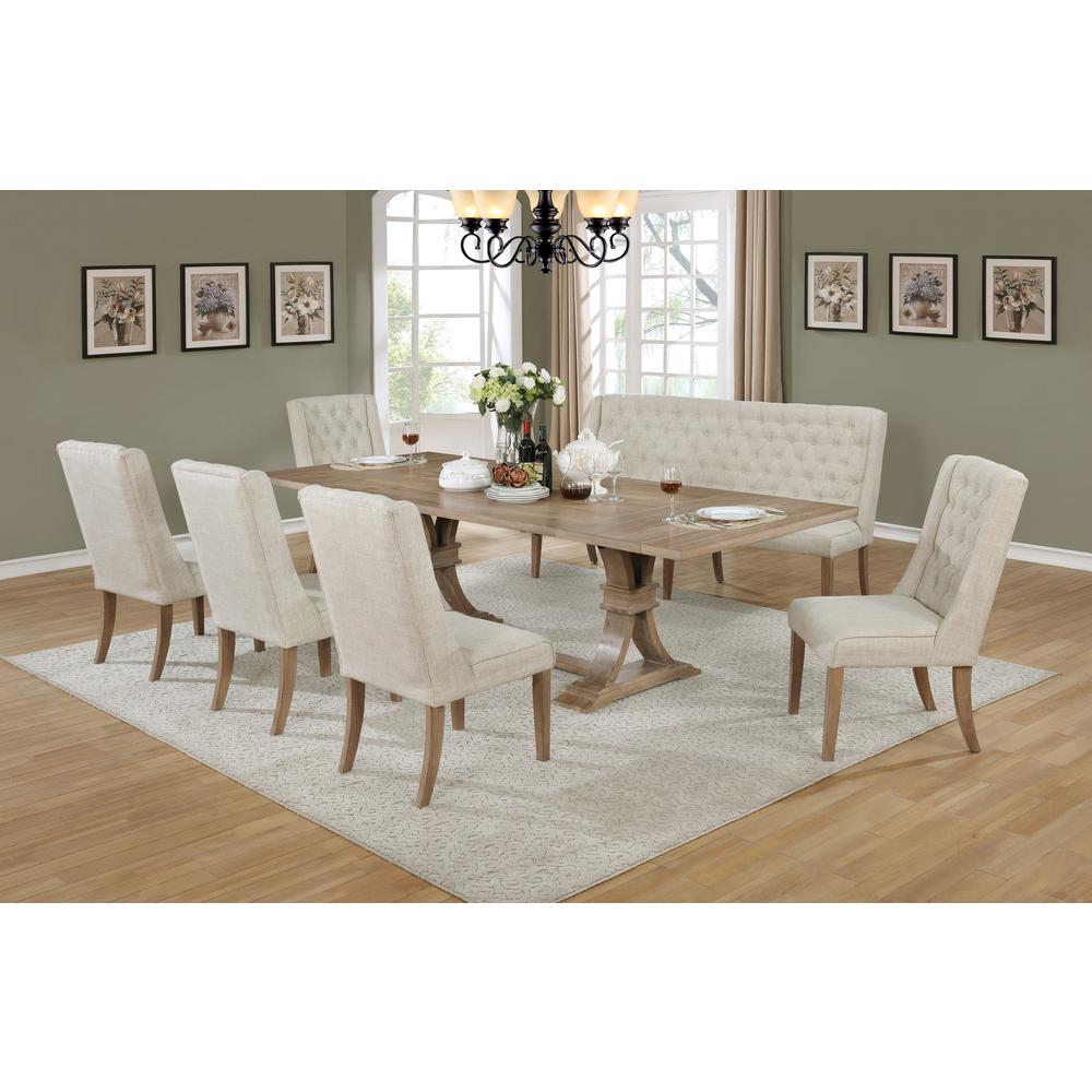 Classic 7pc Extendable Dining Set. Picture 1