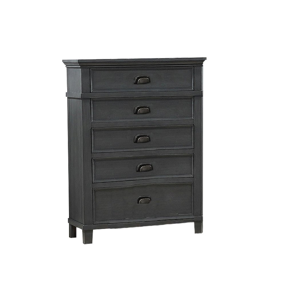 Sandy Chest in Cappuccino Wood. Picture 1