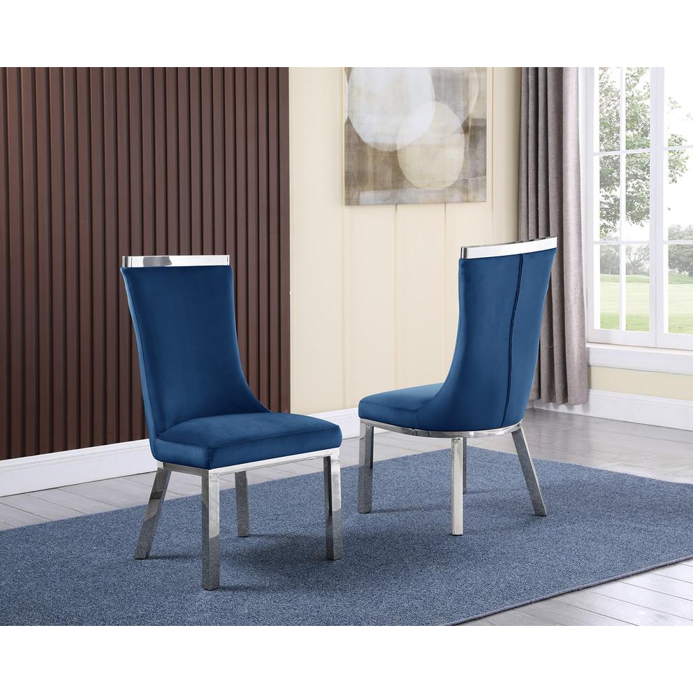 Tufted Dining Side Chair in Dark Grey Linen (Set of 2). Picture 2