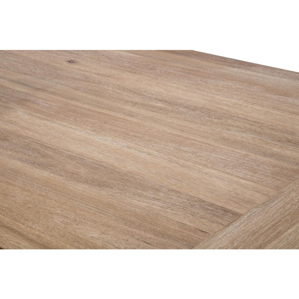 Classic Extendable Dining Table with Two 16" Leafs in Rustic Wood Finish. Picture 3