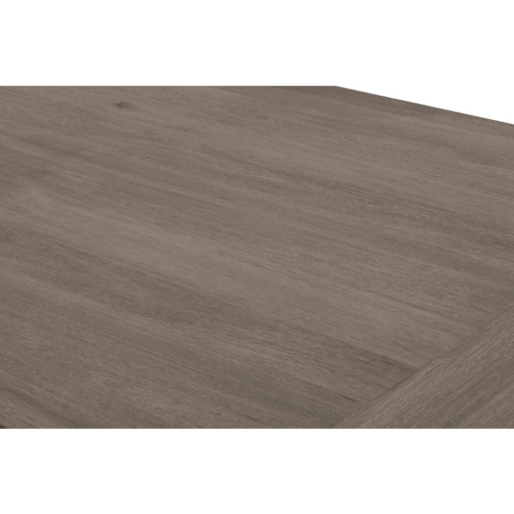 7 Piece Dining Set Extendable w/two 16"Side Leaves Extension & 6 Chairs in Beige Linen. Picture 3