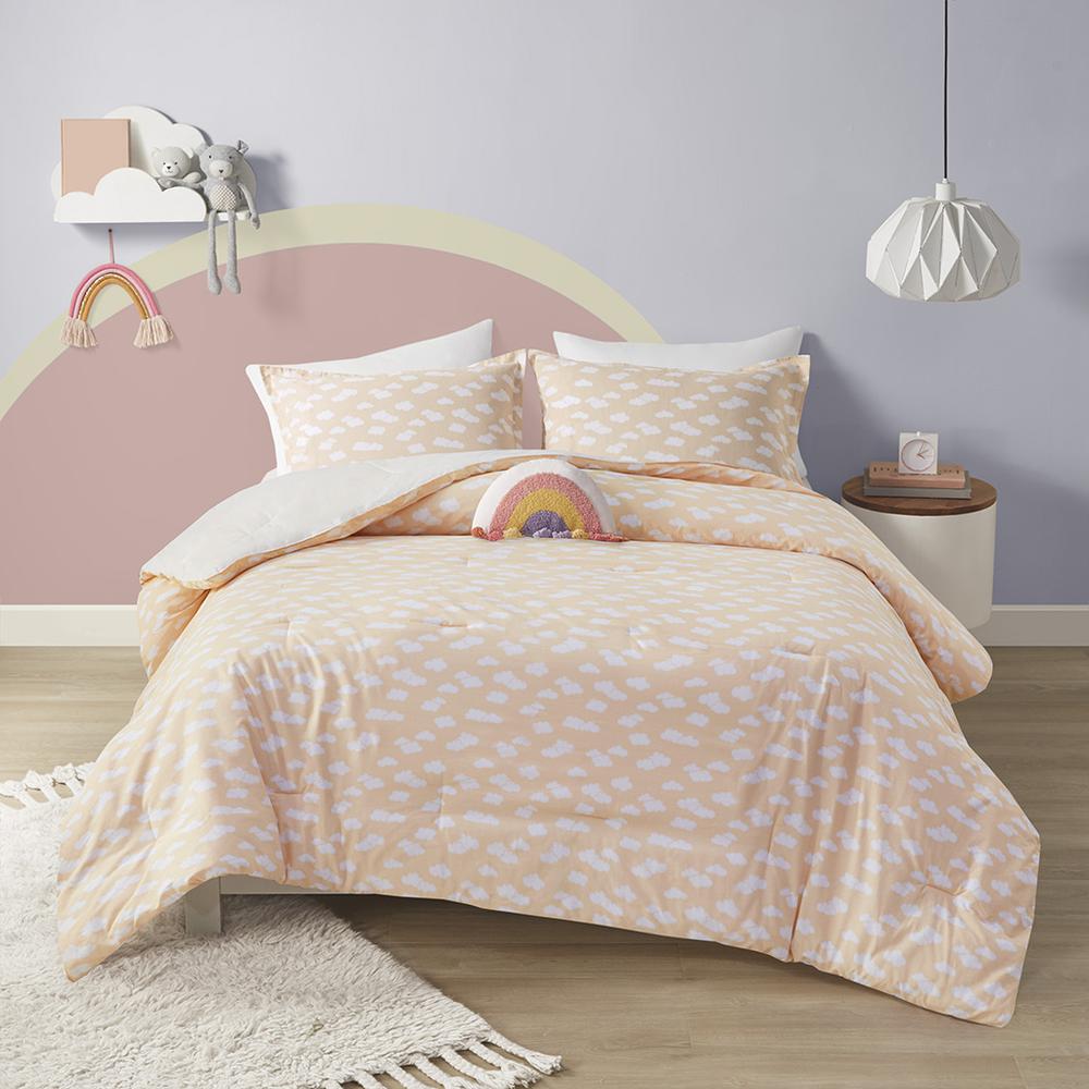 Sunshine Printed Reversible Comforter Set. Picture 1