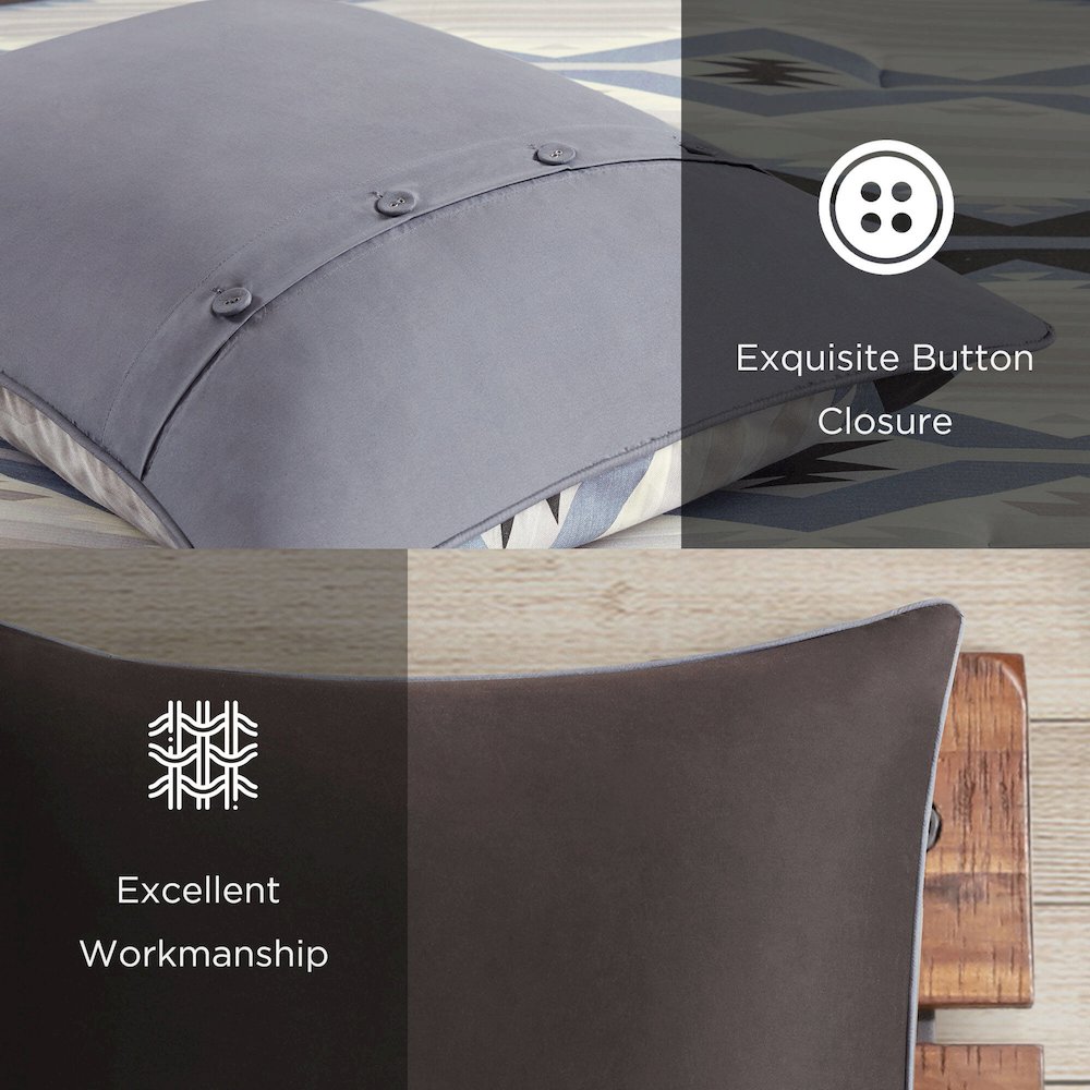 Bitter Creek Oversized Comforter Set. Picture 4