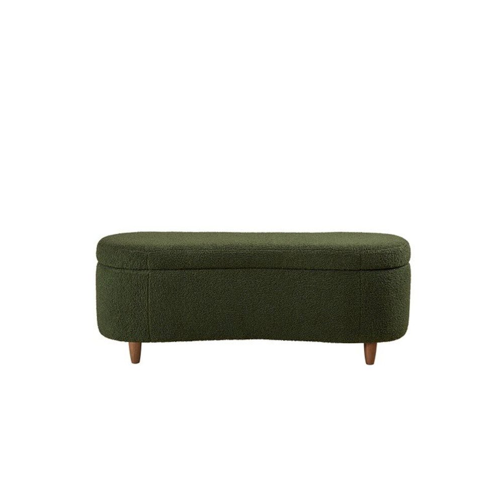 Boucle Flip Top Storage Bench. Picture 2