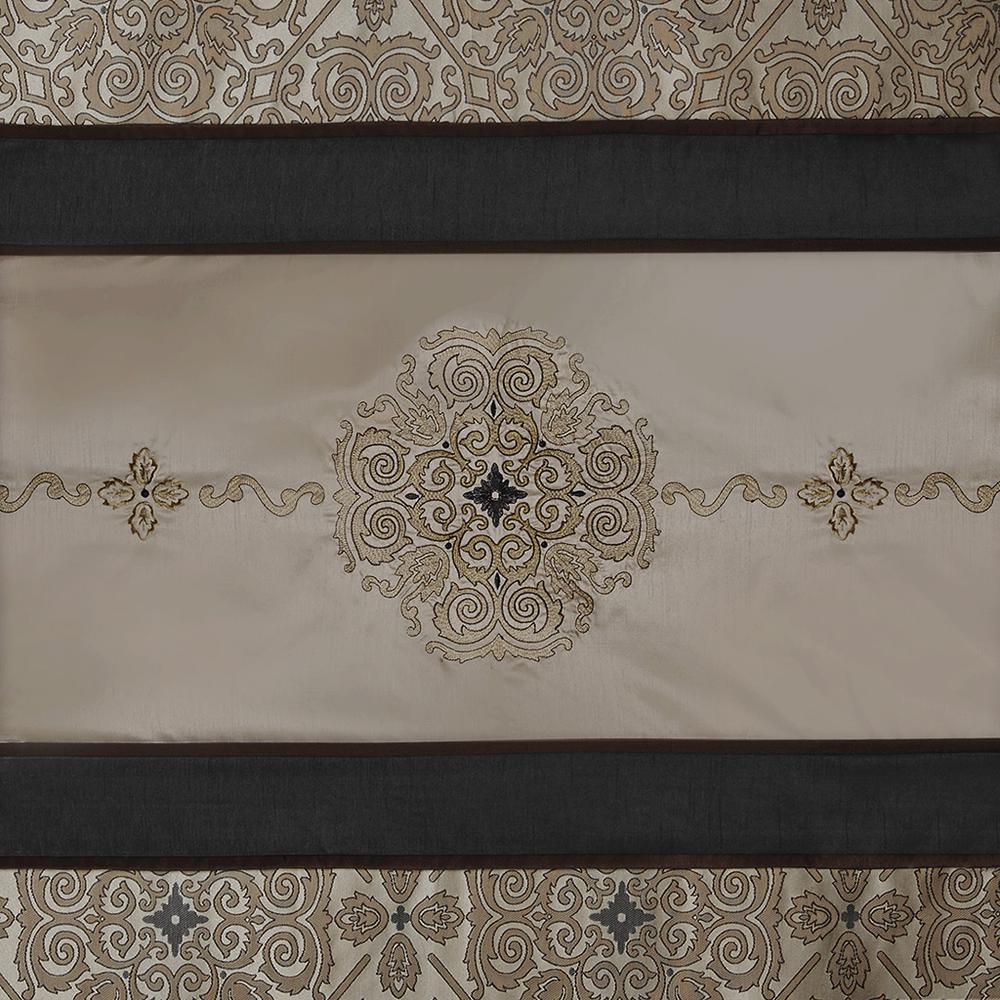 Embroidered Shower Curtain. Picture 4