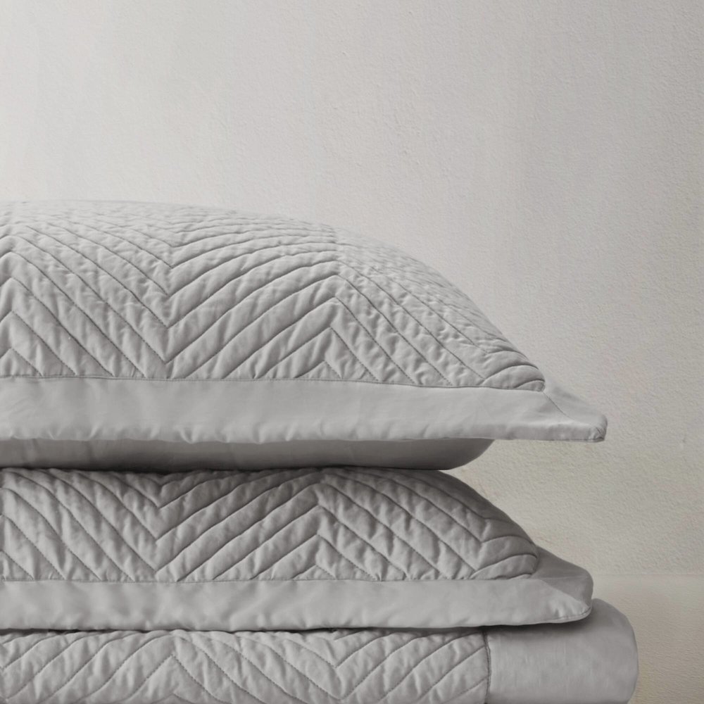 Liam Hotel 3 Piece Cotton Quilt Set. Picture 3