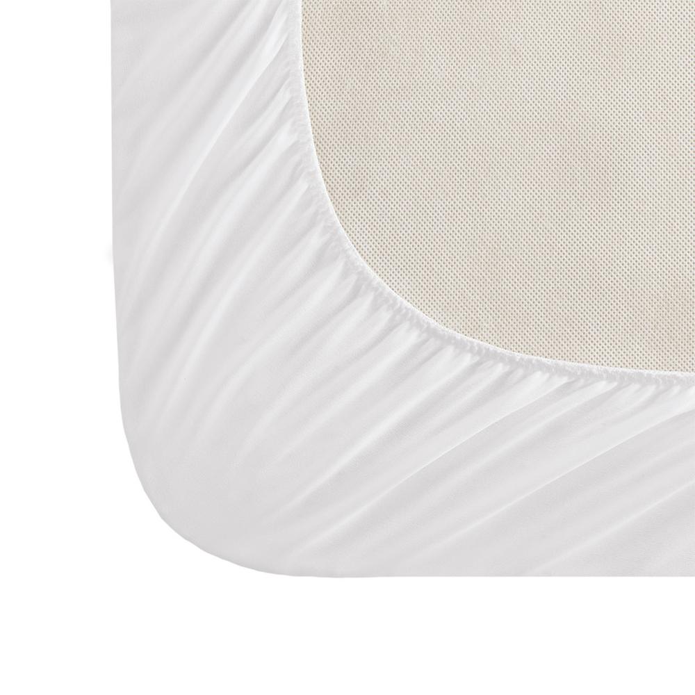 Waterproof Heated Mattress Pad, White color. Picture 5