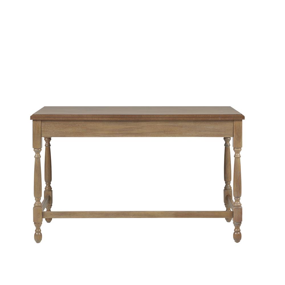 Solid Wood Desk with 1 Drawer and turned legs. Picture 1
