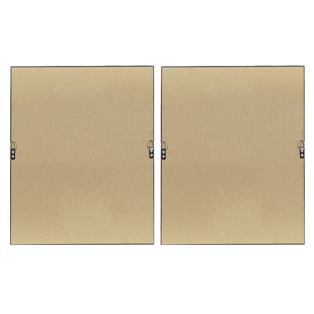 Gold Foil Abstract 2-piece Framed Canvas Wall Art Set. Picture 1