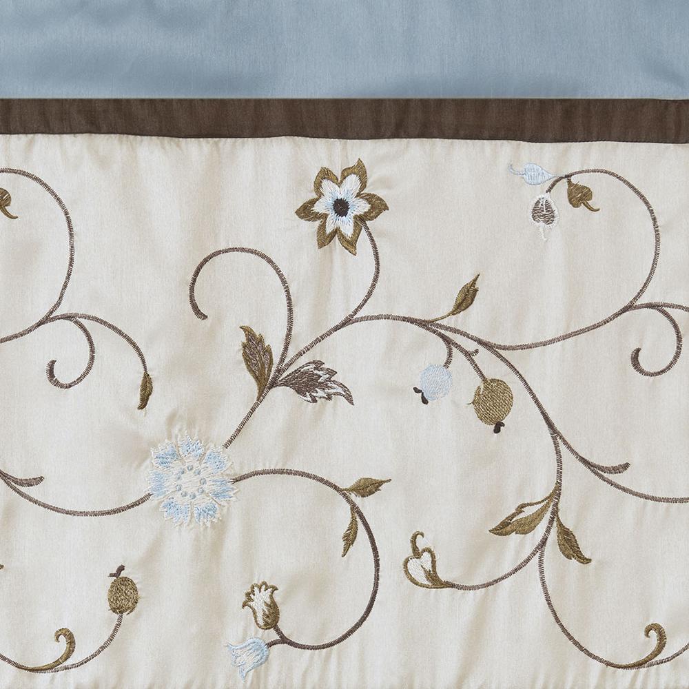 Embroidered Window Valance. Picture 3