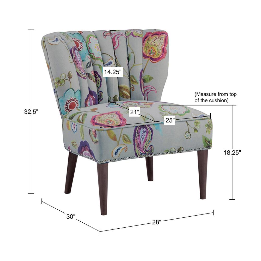 Channel Back Slipper Chair. Picture 2