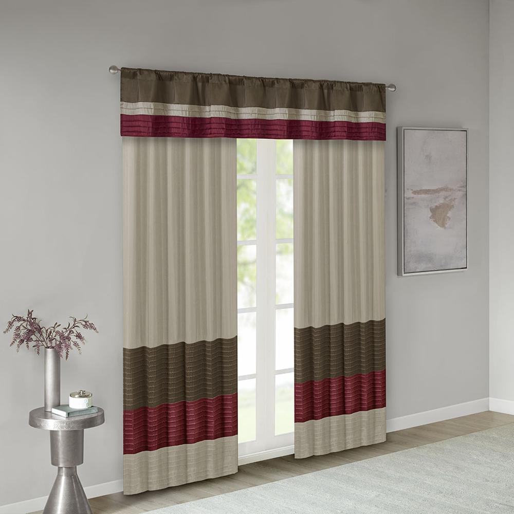 Polyoni Pintuck Window Valance. Picture 1