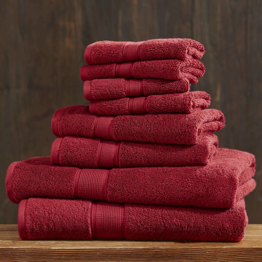 Ultra-Soft 100% Cotton Absorbent Towel Set. Picture 2