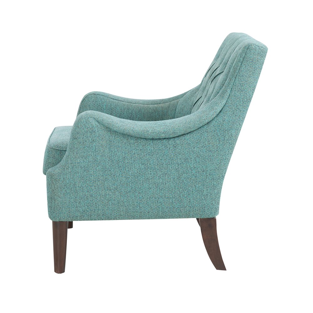Button Tufted Accent Chair. Picture 1