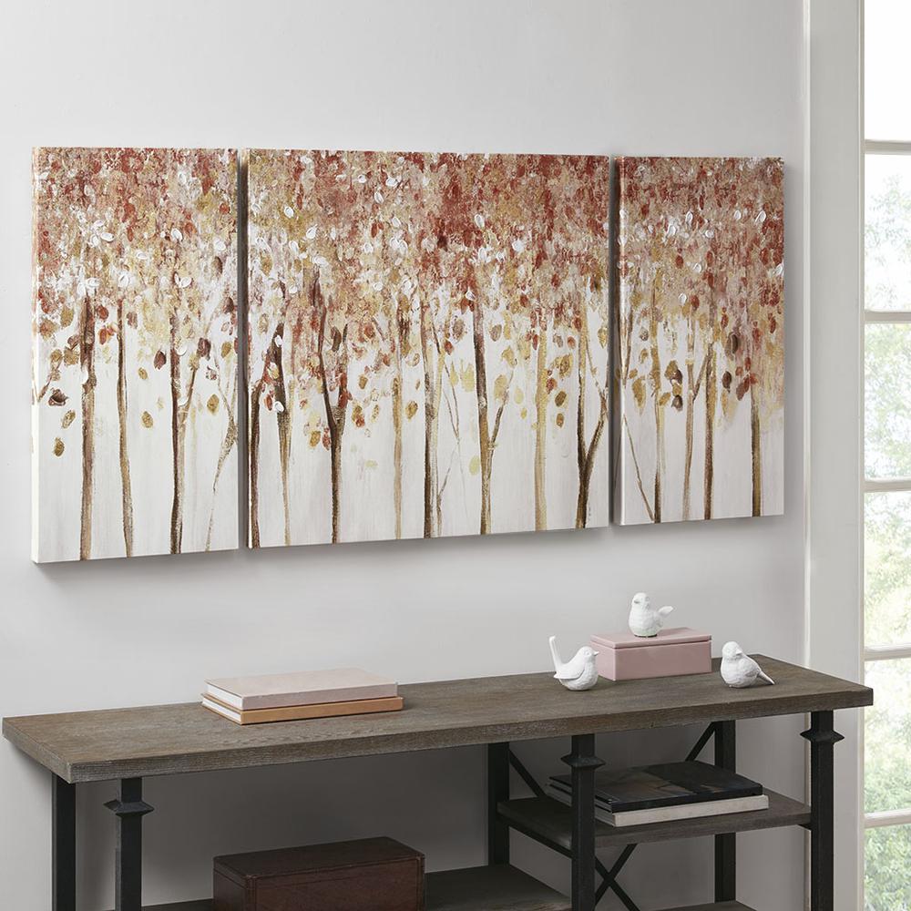 Triptych 3-piece Textured Canvas Wall Art Set. Picture 2