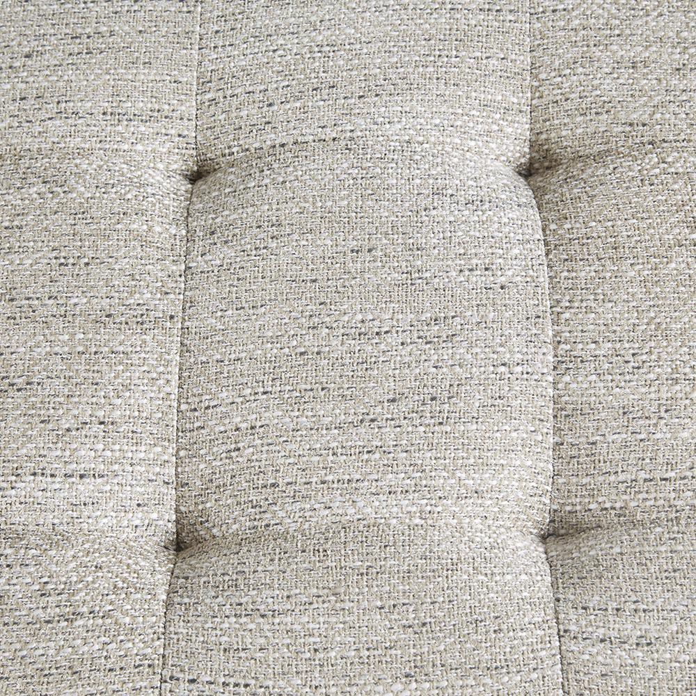 Tufted Accent Bench with Shelf. Picture 5