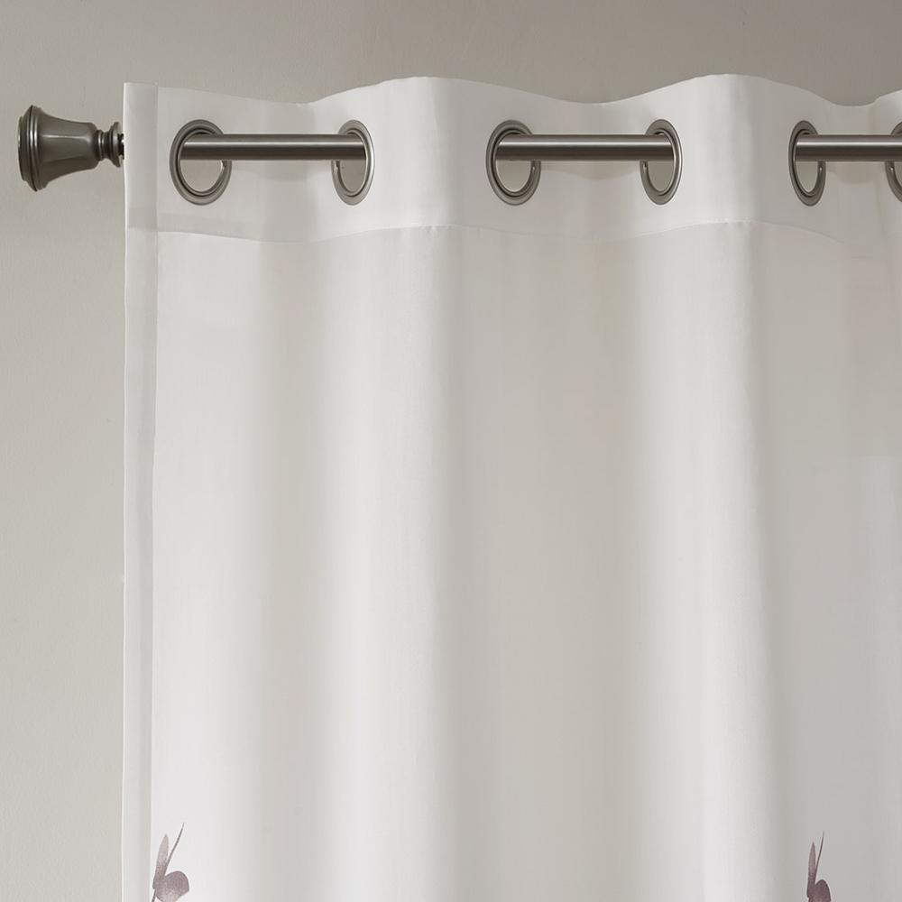 Burnout Printed Curtain Panel. Picture 1