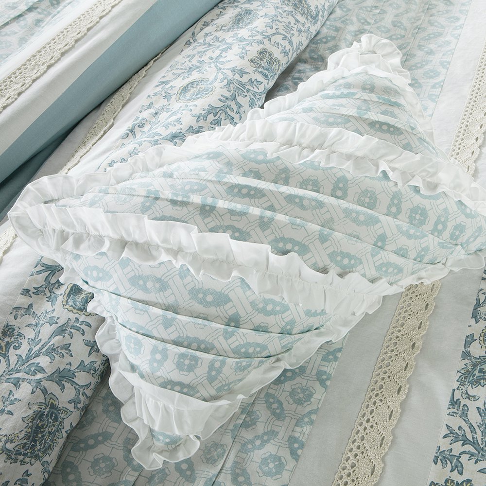 9 Piece Cotton Percale Duvet Cover Set. Picture 2
