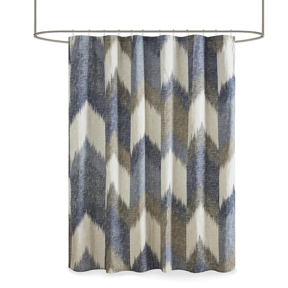 Cotton Printed Shower Curtain. Picture 2