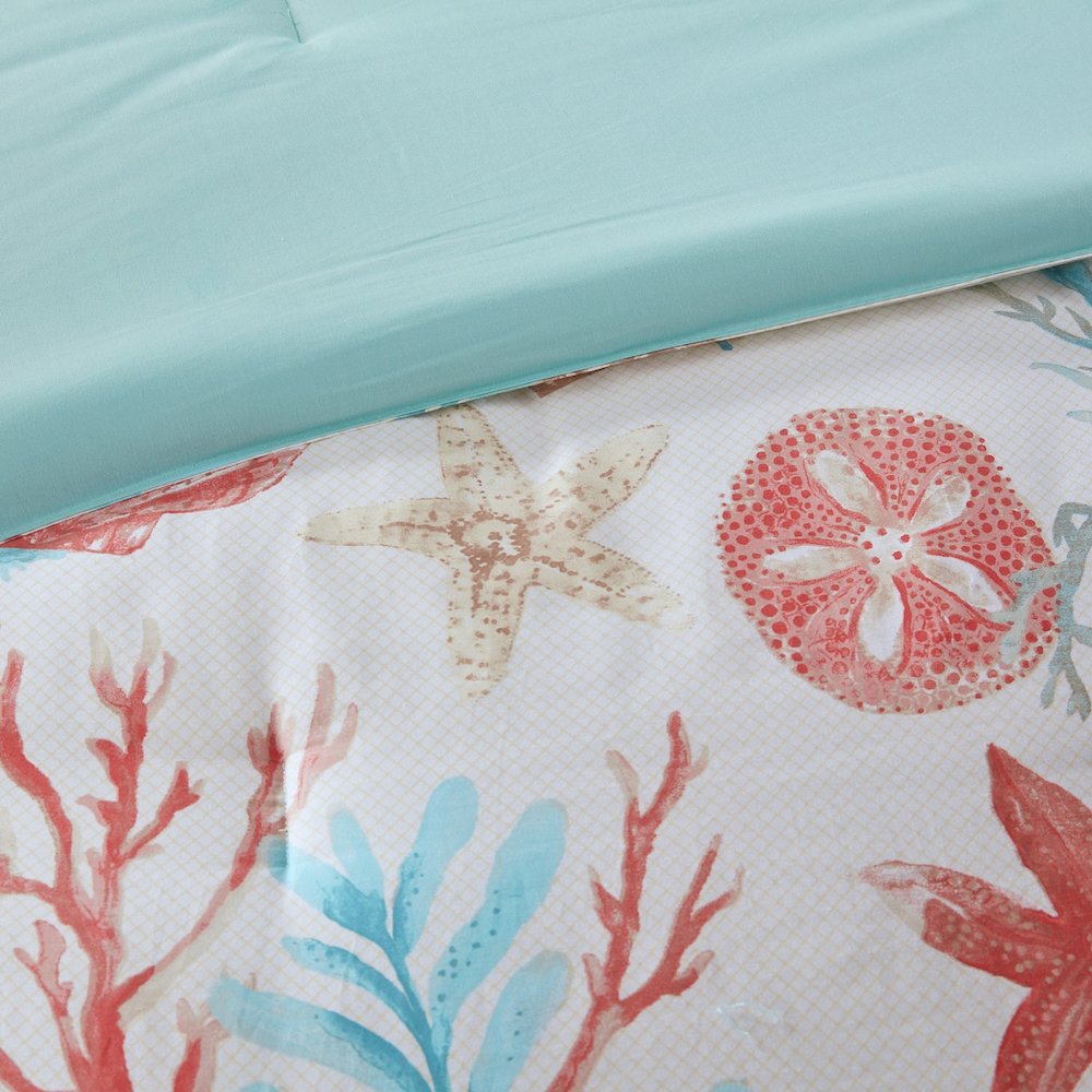 7 Piece Cotton Sateen Comforter Set. Picture 2