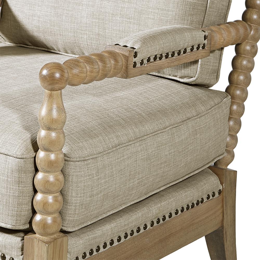 Neutral Taupe Accent Chair, Belen Kox. Picture 5