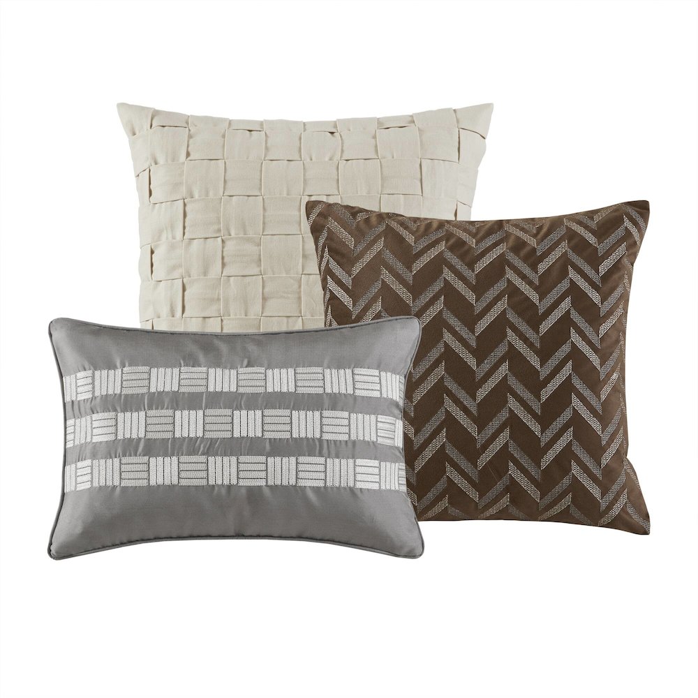 Jacquard Oversized Duvet Style Comforter Set. Picture 1
