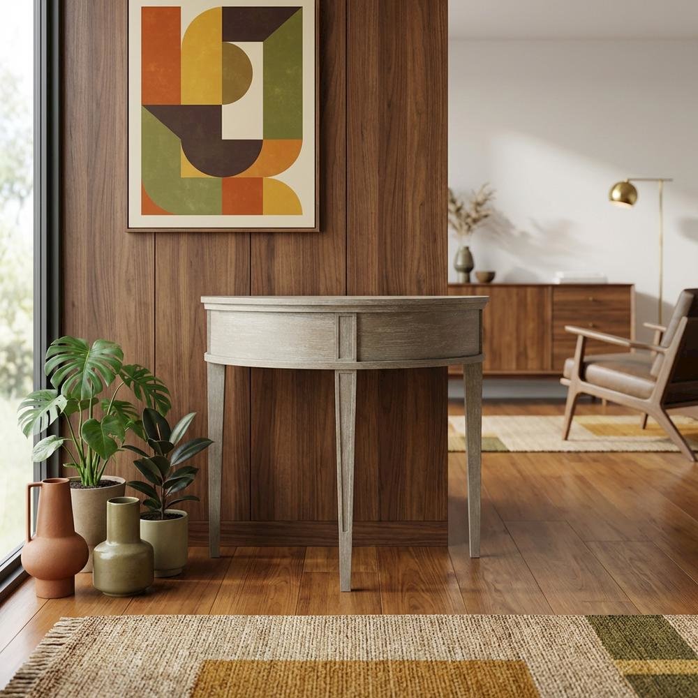 Black Storage Console Table with Modern Design and Sturdy Construction. Picture 3