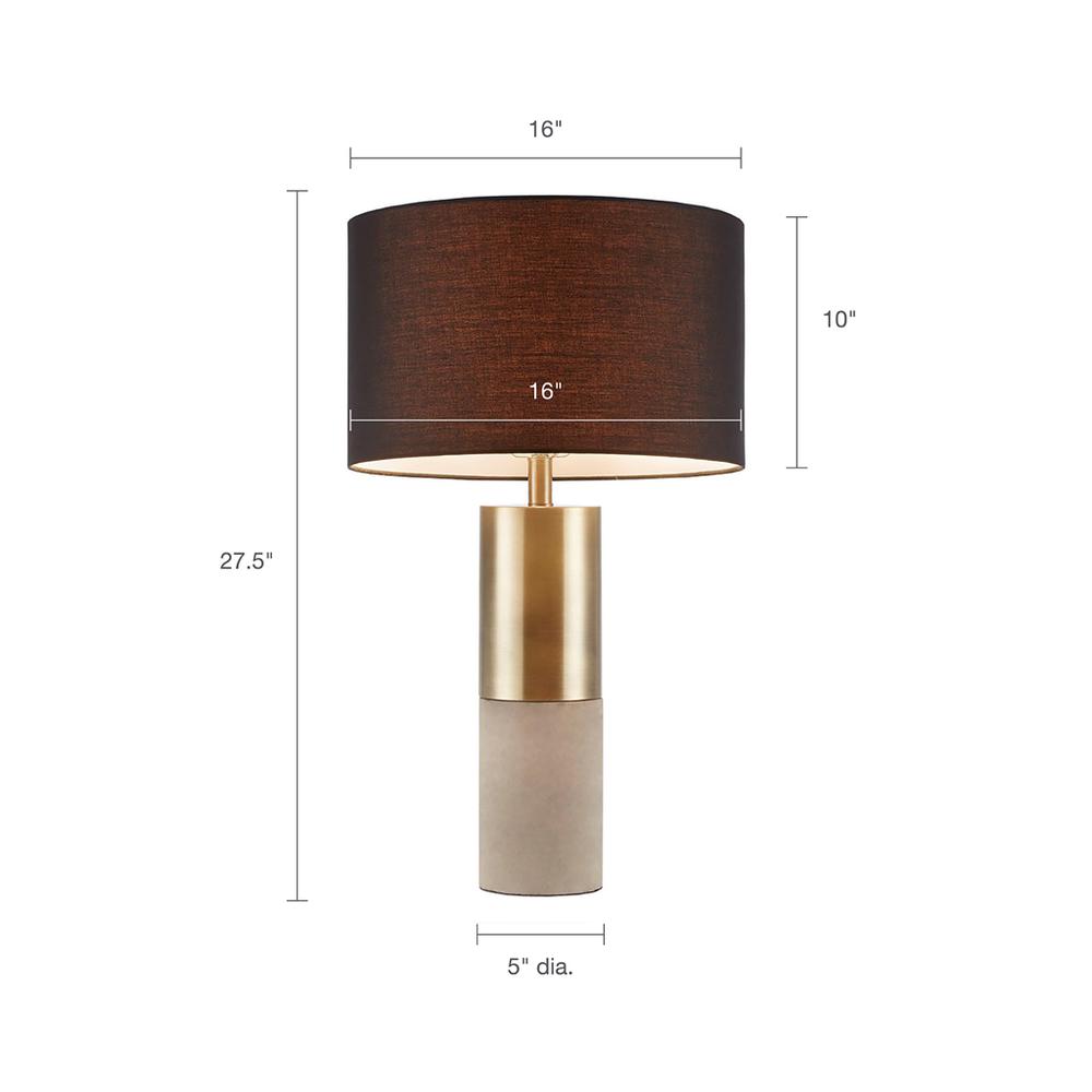 Concrete Table Lamp. Picture 5