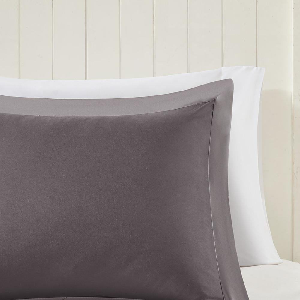 3M Scotchgard Diamond Quilting Reversible Down Alternative Comforter Set. Picture 5