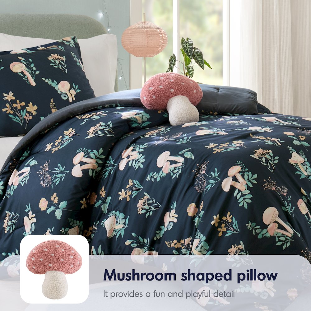 Gwen Mushroom Garden Comforter Set. Picture 4