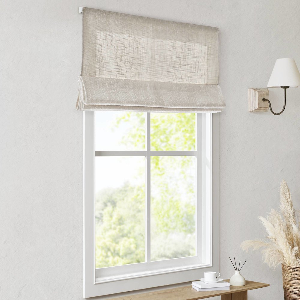 Quincy Cordless Roman Shade. Picture 3