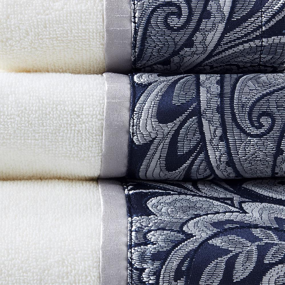 6 Piece Jacquard Towel Set. Picture 1