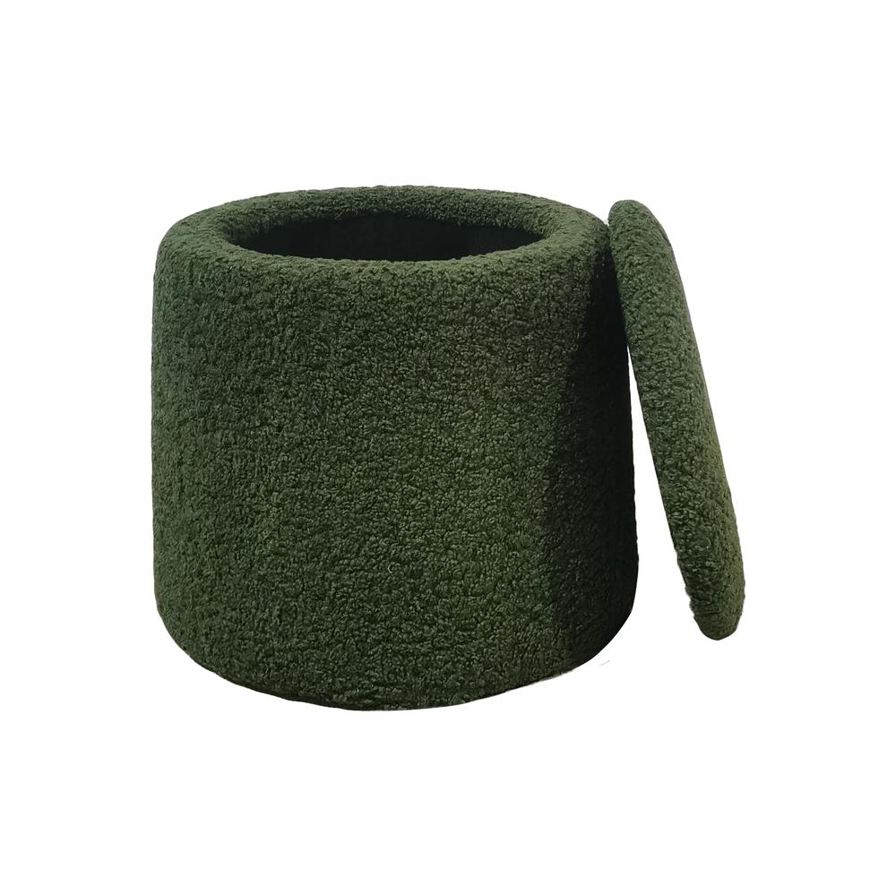 Round Storage Ottoman. Picture 5