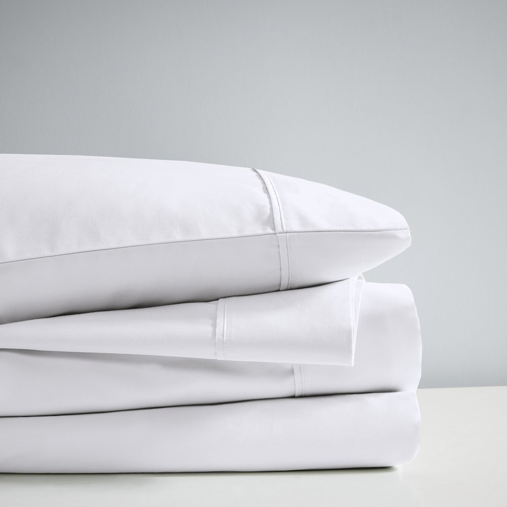 1000 Thread Count HeiQ Smart Temperature Cotton Blend 4 PC Sheet Set. Picture 2