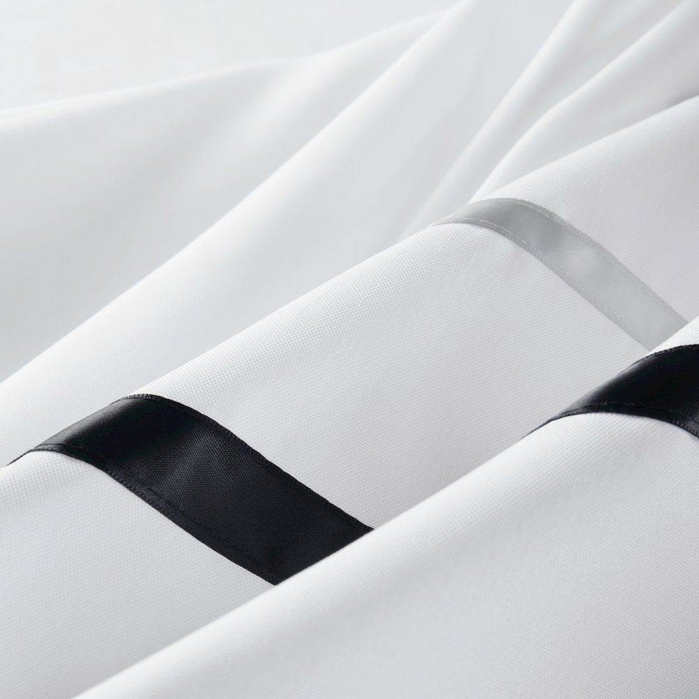 Plain Weave Premium Shower Curtain- Ribbon. Picture 2