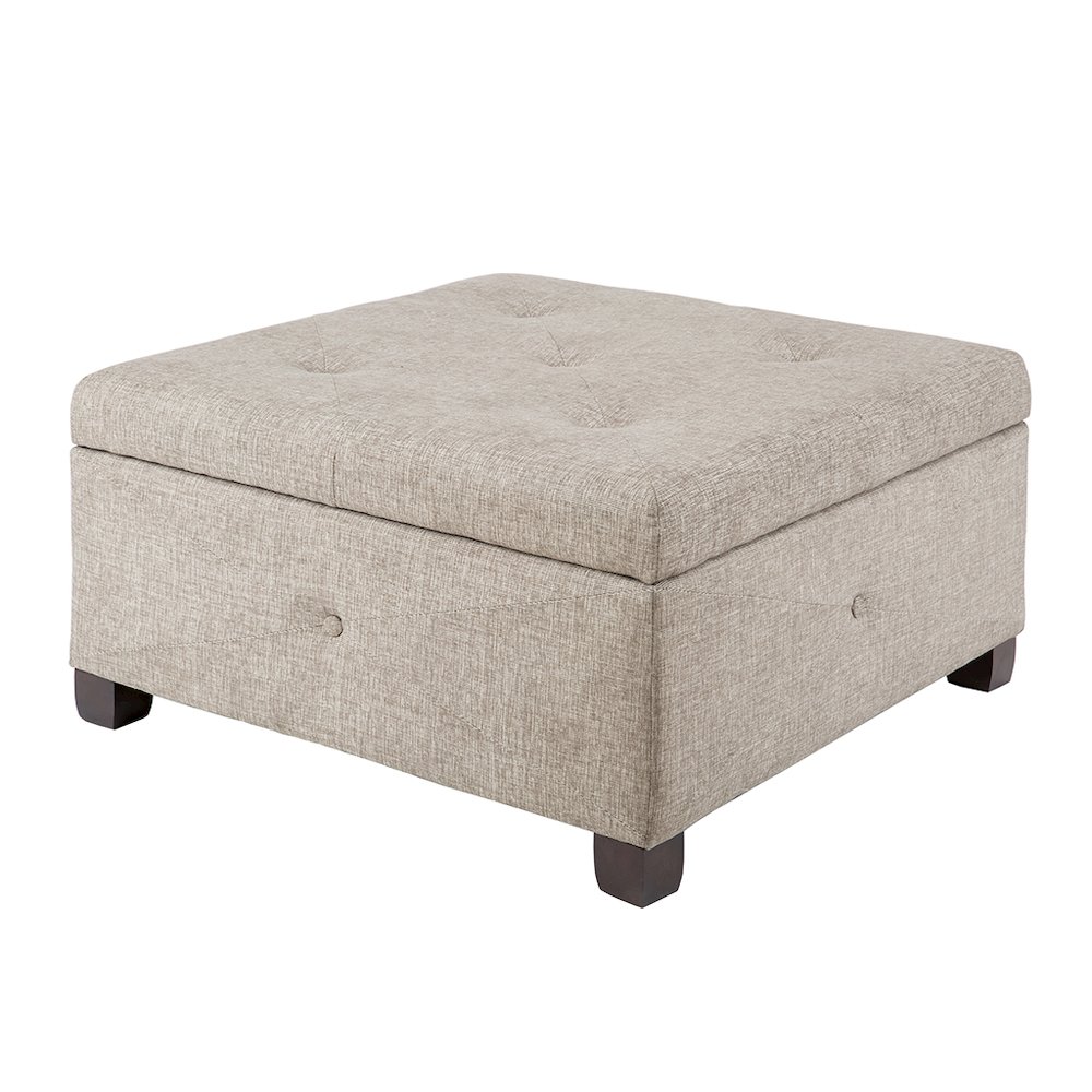 Soft Close Storage Ottoman. Picture 1